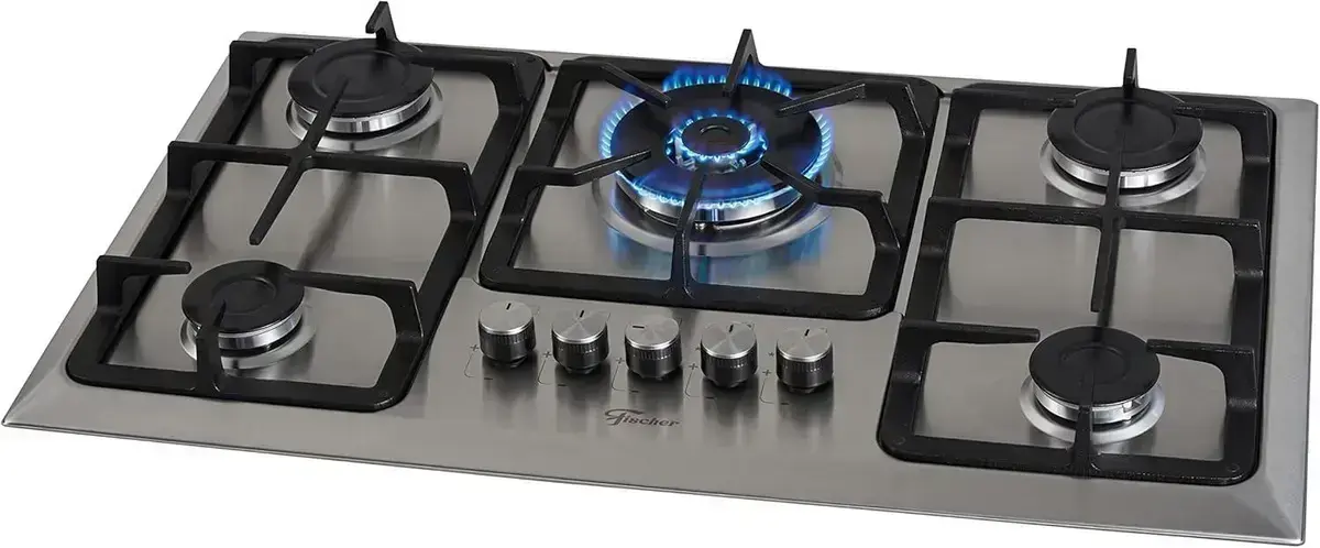 1. Cooktop Gás 5 Bocas TC Infinity - Fischer