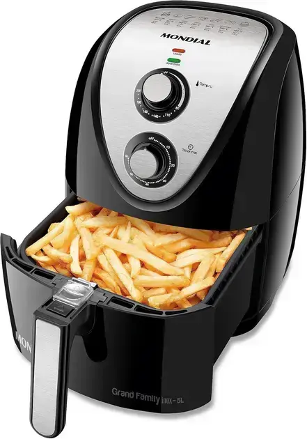 3. Fritadeira Sem Óleo Air Fryer 5L - Mondial