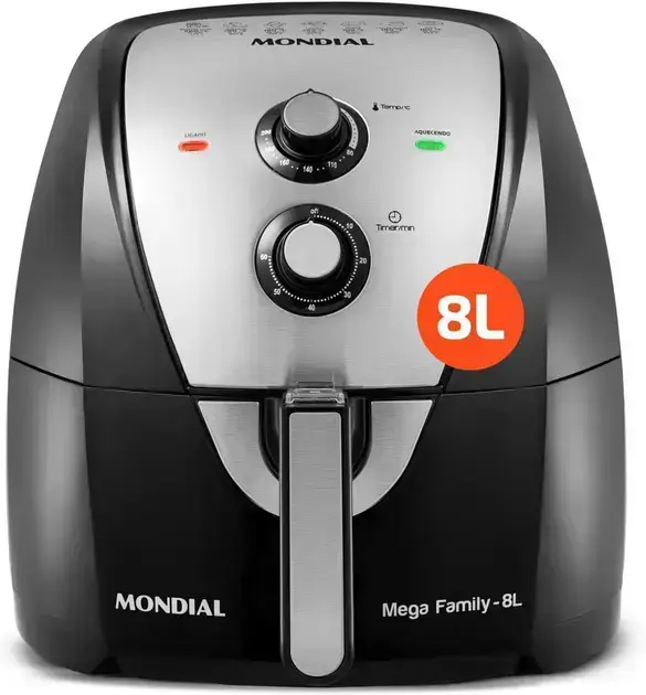 6. Fritadeira Sem Óleo Air Fryer 8L - Mondial