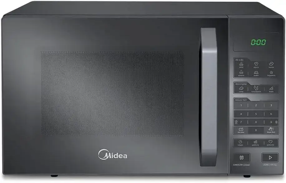 7. Forno Micro-ondas 27L Prata Espelhado - Midea